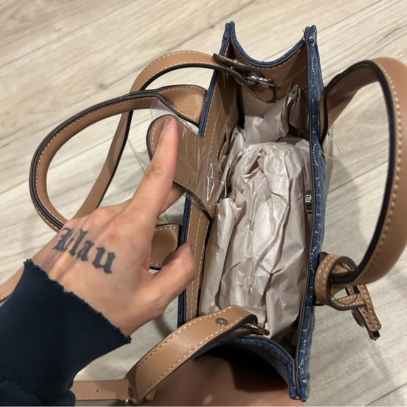 NWT True Religion Denim Small Tote Bag - Picture 11 of 16